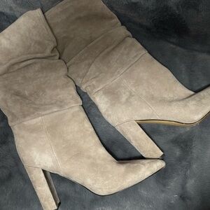 Marc Fisher Tan Suede Boots